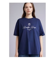 Defacto 26Y801000606 Lacivert Kadın T-Shirt H1406AX/NV251