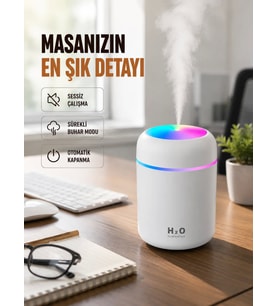 Kompakt Boyutlu Nemlendirici – 30-45ml/h Buhar Kapasiteli
