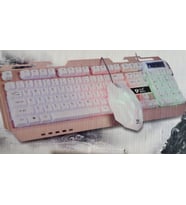 Oyuncu Klavyesi SONJ AK300 Işıklı Metal Kasa Klavye+Mouse Set