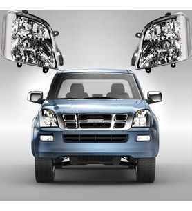 Isuzu D Max Ön Aydınlatma Seti 2 Adet Far 2 Adet Sis Lambası