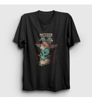 Presmono Unisex Siyah Totem Mastodon T-Shirt 163697tt