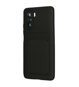 Mi 11i Kılıf Kelvin Kartvizitli Silikon - Siyah