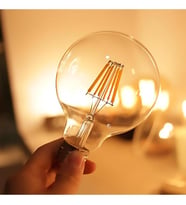 CT-4354 6W 4000K edison Led G95 Glop Ampul E27 Günışığı Işık aydınlatma lamba