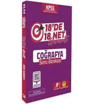 Tasarı Yayınları KPSS Coğrafya 18 de 18 Net Garanti Soru Bankası