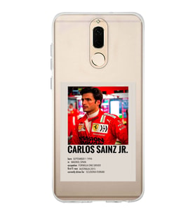 Huawei Mate 10 Lite Uyumlu Carlos Sainz Desenli Şeffaf Telefon Kılıfı