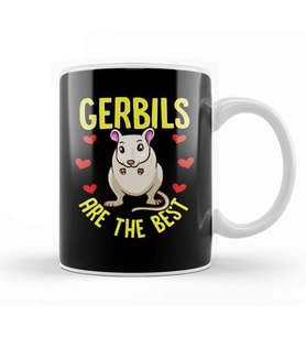 Gerbils Are The Best Awesome Gerbil Obsessed Kupa Bardak Porselen