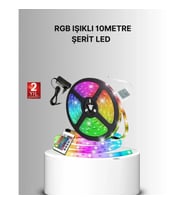 Mey İthalat® Uzaktan Kumandalı RGB Smart Şerit LED Işık Esnek ve Taşınabilir Dekorasyon