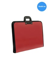 Kırmızı 35x50 Cm Proje Çantası - Resim Çantası - Çizim Çantası