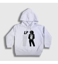 Presmono Unisex Çocuk Beyaz Lp V2 Laura Pergolizzi Kapüşonlu Sweatshirt 304682tt