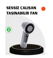 Mey İthalat® Kompakt Dijital Ekranlı Fan 100 Seviye Hız + Sessiz Çalışma