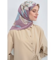 Armine Saf İpek Sura Eşarp-2026 İlkbahar-Yaz- 950900D (Gül Kurusu)