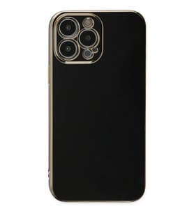 Pilelistore   iPhone 15 Pro Max Kılıf Volet Silikon - Siyah