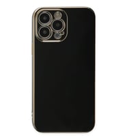 Pilelistore   iPhone 15 Pro Max Kılıf Volet Silikon - Siyah