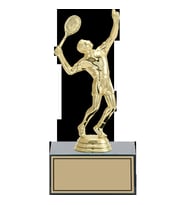 ODAK KUPA - Figürlü Kupalar - Tenis Erkek Figürlü Kupalar FG-001 C - 19 cm