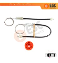 Honda S2000 AP1 AP2 1999-2009 72250-S2A-A03 İçin Sol Kapı Cam Kriko Tamir Seti