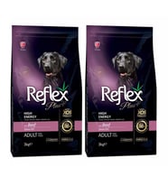 Reflex Plus Yüksek Aktiviteli Dana Etli Yetişkin Köpek Maması 3 Kg 2 Adet