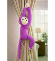 Maymun yapışkanlı vikvik sesli 60cm - Maymun Peluş Oyuncak