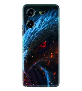 Tecno Pova 5 Kılıf Silikon Desen Özel Seri Şahin 1756