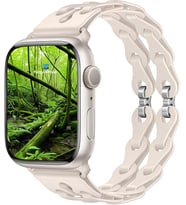 Apple Watch 46MM 45mm 44mm 42mm 49mm Uyumlu Helia Kordon Kopma Karşıtı Ayarlanabilir Rahatsız Etmeyen Apple Watch Ultra 2/1 10 9 8 SE 7 6 5 4 3 2 1 Uyumlu Kordon