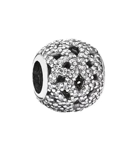 Nur Silver Openwork Lace Gümüş Charm NUR-BL00070
