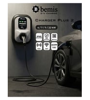 Bemis Charger Plus 2.Nesil Elektrikli Araç Şarj Cihazı - 4/7/11/22 Kw - 5 Metre Kablolu