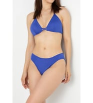 DoReMi Bağlama Detaylı Normal Bel Bikini Takım (Mavi)