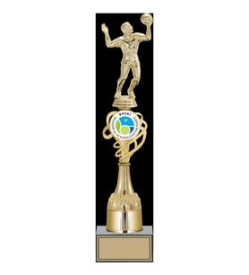 ODAK KUPA - Figürlü Kupalar - Voleybol Erkek Figürlü Kupalar FG-033 B - 41 cm