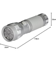 Varta Uv El Feneri Led, 3 X Aaa Pil Dahil, Uv Işığı, Banknotları, Parmak Izlerini Kontrol Etmek Ve D