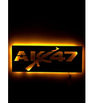 Ak-47 Led Işıklı Tablo