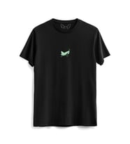  Animal Çekirge Baskılı Çocuk Siyah Tshirt