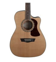 Washburn HF11SCE Heritage 10 Elektro Akustik Gitar (Profesyonel - Folk/Grand Concert Kasa)  Masif Sedir Üst Kapak, İnce Bel Yapısı ile Konforlu Çalım, Fishman Preamp Sistemi  Ölçüler: 648 mm Skala Uzunluğu