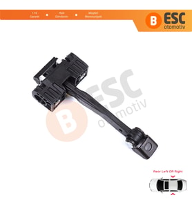 BMW 1 Series F20 F20N 2011-2019 5-Door 51227446727 İçin Arka Sağ veya Sol Kapı Gergisi