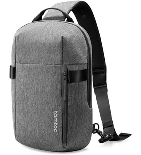 Erkekler için Sling/Crossbody Çanta, 11–14 İnç Laptop, iPad ve Nintendo Switch 2 Uyumlu, Suya Dayanıklı, Göğüs/Omuz ve Günlük/Outdoor Sırt Çantası