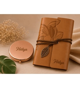 Hediyelik Kişiye Özel Defter ve İsimli Ayna