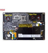 MSI GS63VR 6RF Stealth Pro ile Uyumlu Fan V1 (CPU)