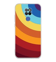PrintiFy General Mobile GM 20 Uyumlu Kamera Korumalı Renk Cümbüşü A Tasarımlı Şeffaf  Kılıf
