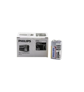 PHILIPS  9V  PİL  12PCS