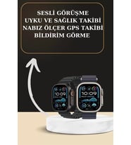 Akıllı Saat Sesli Görüşme Titreşimli Gps Bağlantısı Müzik Dinleme Sosyal Medya Bildirimleri