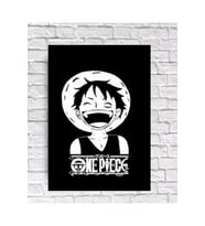 One Piece Poster Kapı Süsü Konsept Dekor Ahşap Tablo (19x28 cm)