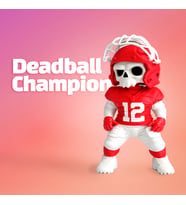 Kuru Kafa Deadball Champion Kırmızı  Özel Seri Koleksiyon Ürünü Oyuncak Figür