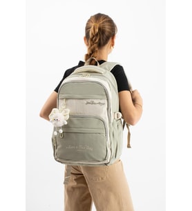 Ventis Unisex Maskotlu Okul Çantası Lise Ortaokul Sırt Çantası 43*30 Cm Çok Cepli Vnt5-J