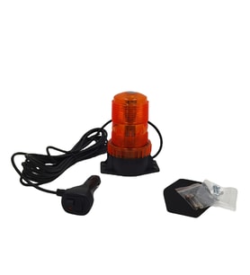 7 fonksiyonlu tepe lambası çakarlı mıknatıslı dikey model 12-30v turuncu / LAIK537