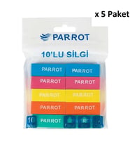 Parrot Silgi 10'lu Blister x 5 Paket
