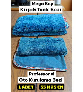 Technow Softtex 55x75  Kirpi Bez  Profesyonel Premium Oto Kurulama Bezi  Bükümlü Iplik Ultra Kalı