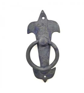 Antika Tarz Dekoratif Pirinç Kapı Hsı - 165X70Mm, Oksit