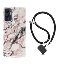 Infınix Hot 12 Kılıf Resimli Boyun Askılı İpli Desenli Silikon Colorfull Marble 2 1389