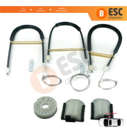 Ford Mondeo MK4 BA7 2007-2015 4/5 Kapı 7S71A23200 İçin Ön Sağ Kapı Cam Kriko Tamir Seti