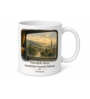 Otobüs Camından Memleket Temalı Kupa Bardak Nostaljik Hediye