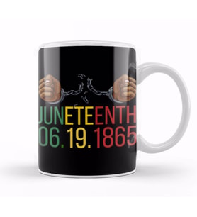 KIDS Juneteenth Juneteenth Juneteenth 1865 Kupa Bardak Porselen