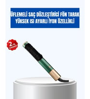 Ayarlanabilir Isı Kontrollü Saç Şekillendirme Seti - Tüm Saç Tipleri İçin Uygun